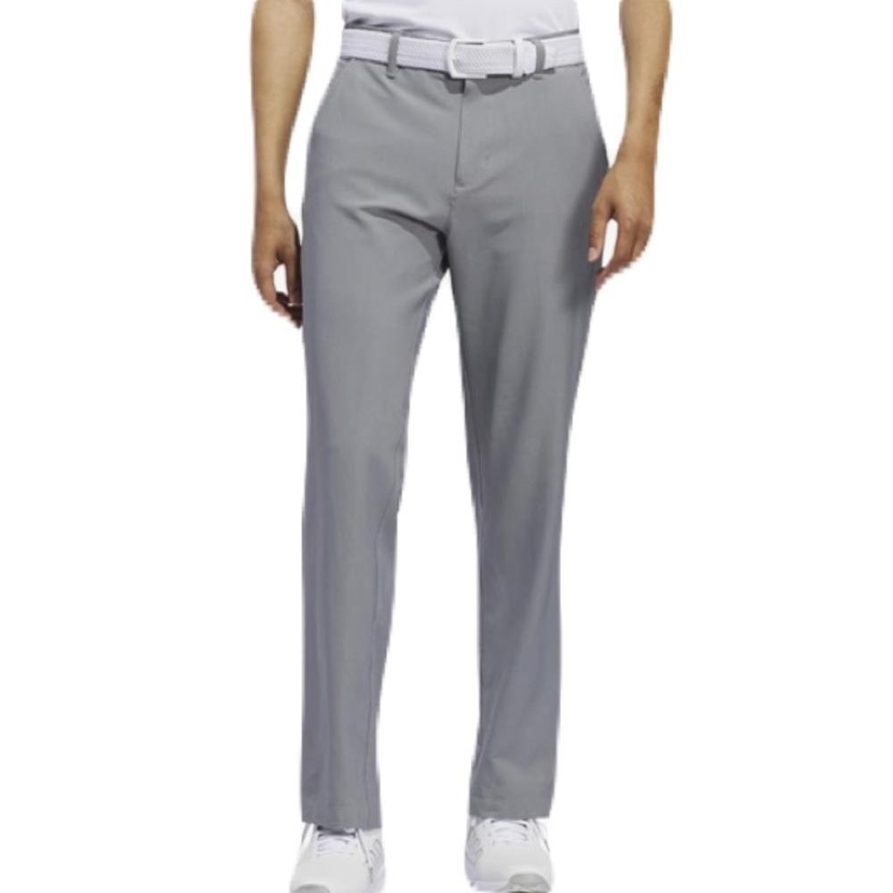 Adidas Golf Pants Gray 38 X 30 Regular Fit Tapered Leg NEW